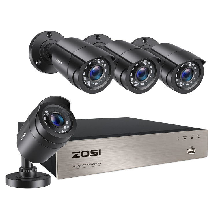 ZOSI Security Camera Video Enabled Dusk to Dawn Wall Pack with Motion